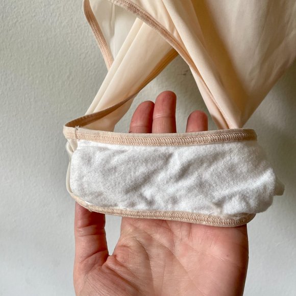 Negative Silky Bodysuit in Peach - Picture 3 of 7